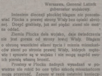 List Bp A.J. Nowowiejskiego do gen. Latinika