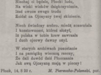 M. Pierwocha-Połomski  - Płocczanom