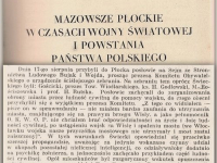 Wybult F., Świecki T. - Mazowsze Płockie  w czasach wojny światowej i powstania państwa polskiego. Toruń 1932