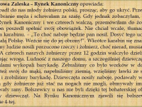 Rynek Kanoniczny - relacja p. Zaleskiej / źródło:  Przegląd Historyczno-Wojskowy 2013 r. t. 14 nr 2 s. 117