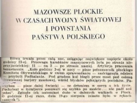 Wybult F, Świecki T. - Mazowsze Płockie w czasach wojny światowej i powstania państwa polskiego.  Toruń 1932