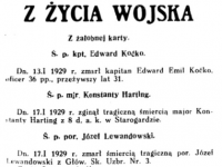 Konstanty Hartingh. Żołnierz Polski 1929 nr 4 s. 89 / źródło Polona