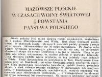 Świecki T., Wybult F., Mazowsze Płockie w czasach wojny światowej i powstania państwa polskiego, Toruń 1932