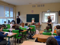 Spotkanie z Anną Skowrońską w Szkole Podstawowej nr 18