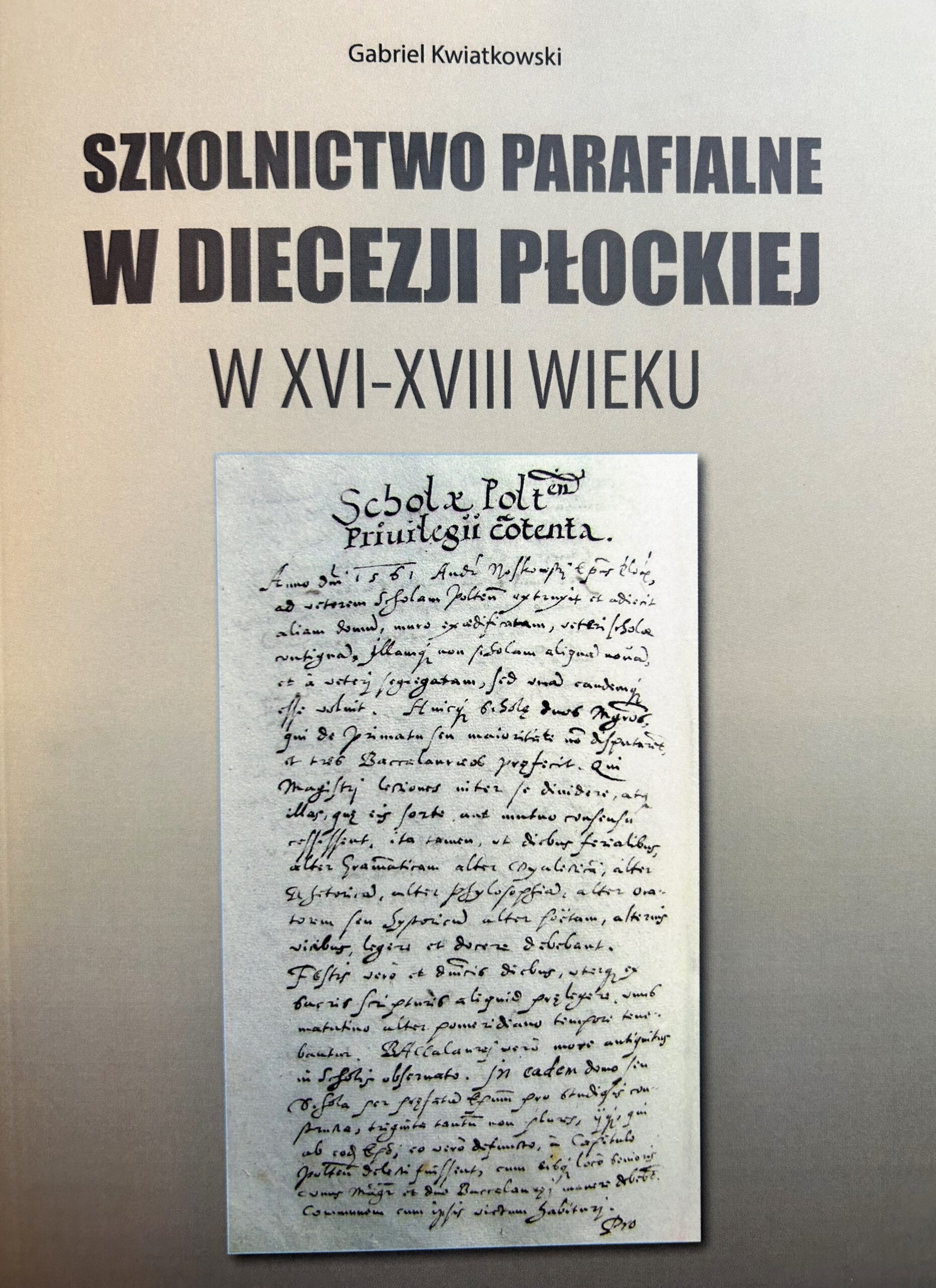 Szkolnictwo parafialne w diecezji płockiej